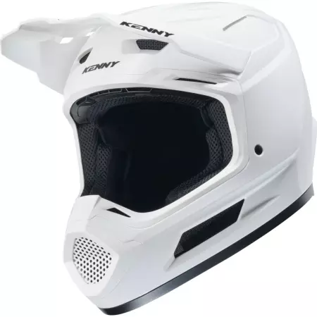Casque Cross Kenny Performance Solid Blanc - Casque Cross KENNY