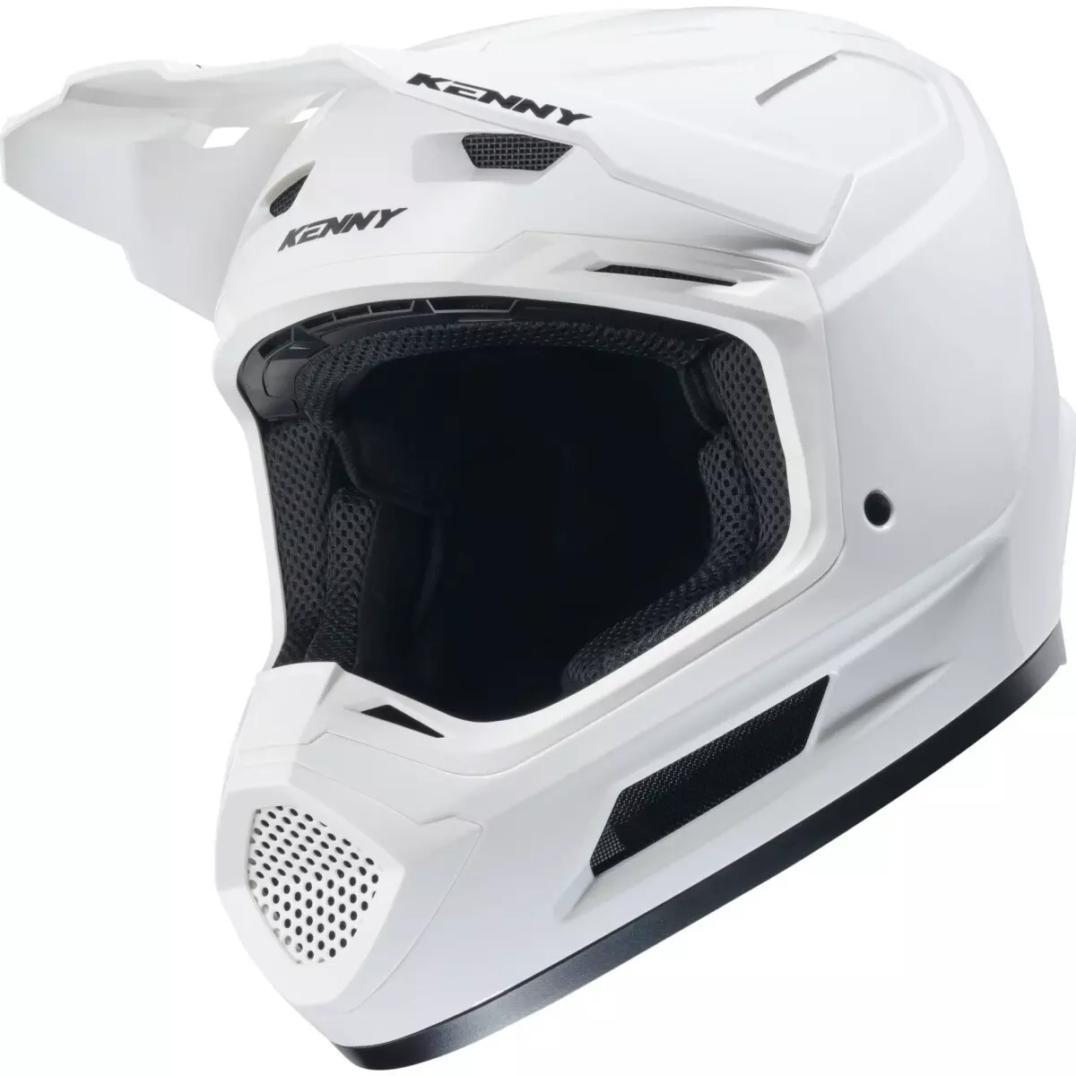 Casque Cross Kenny Performance Solid Blanc