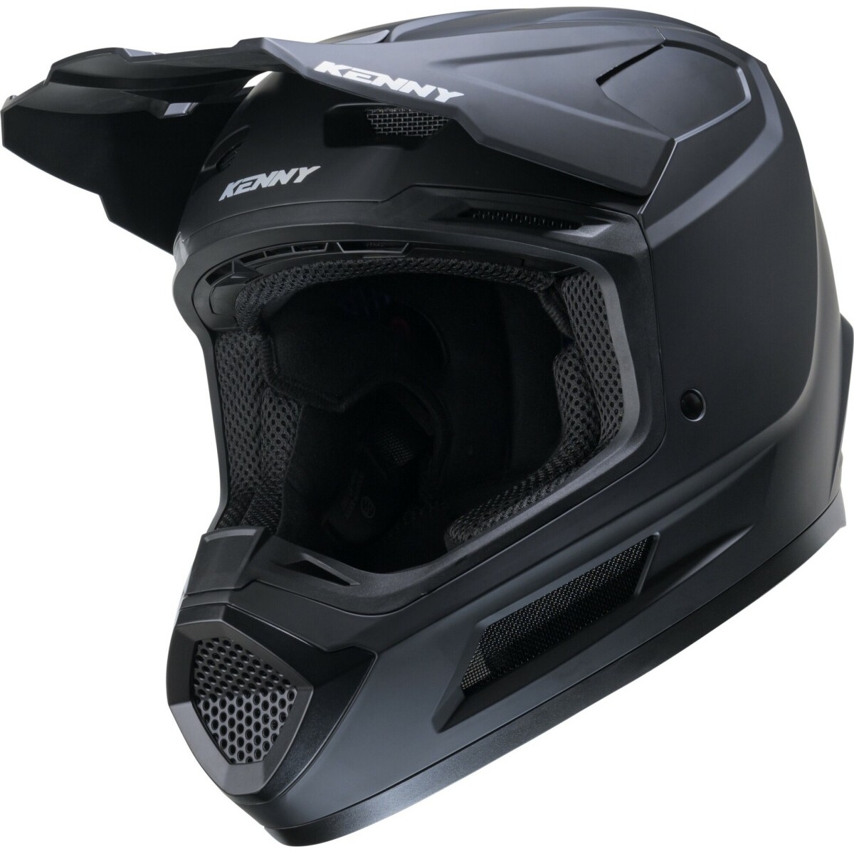 Casque Cross Kenny Performance Solid Noir Mat
