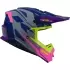 Casque Cross Kenny Track Graphic Speed Violet Rose Bleu