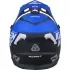 Casque Cross Kenny Track Graphic Focus Bleu Noir Blanc