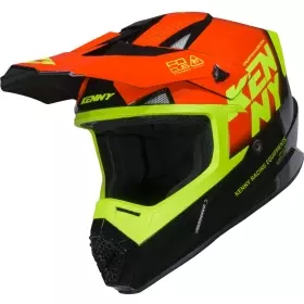 Casque Cross Kenny Track Graphic Focus Rouge Noir Jaune
