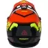 Casque Cross Kenny Track Graphic Focus Rouge Noir Jaune