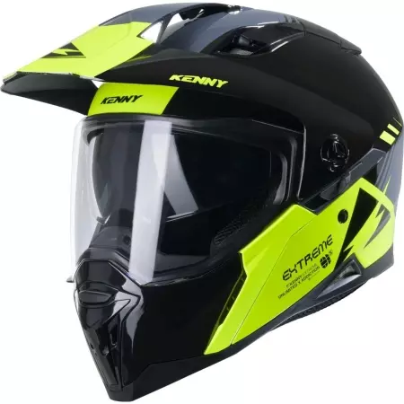 Casque Kenny Extreme Graphic Noir Jaune