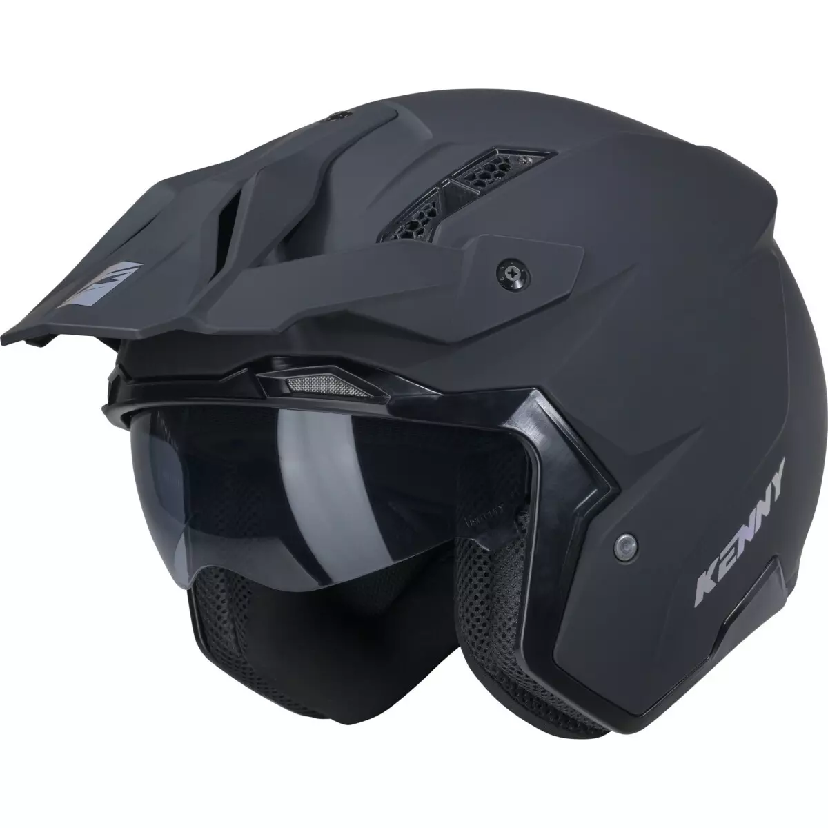 Casque Cross Kenny Miles Solid Noir Mat