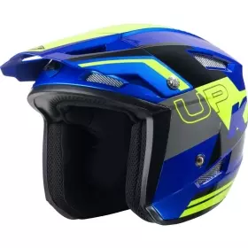 Casque Trial Kenny Trial Up Graphic Bleu Jaune