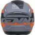 Casque Trial Kenny Trial Up Graphic Orange Gris Mat