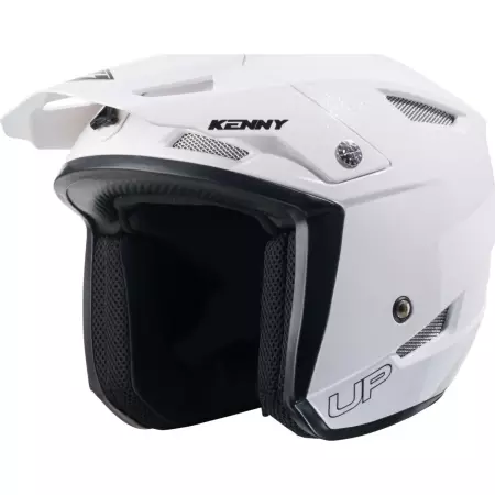 Casque Trial Kenny Trial Up Solid Blanc - Casque Trial KENNY