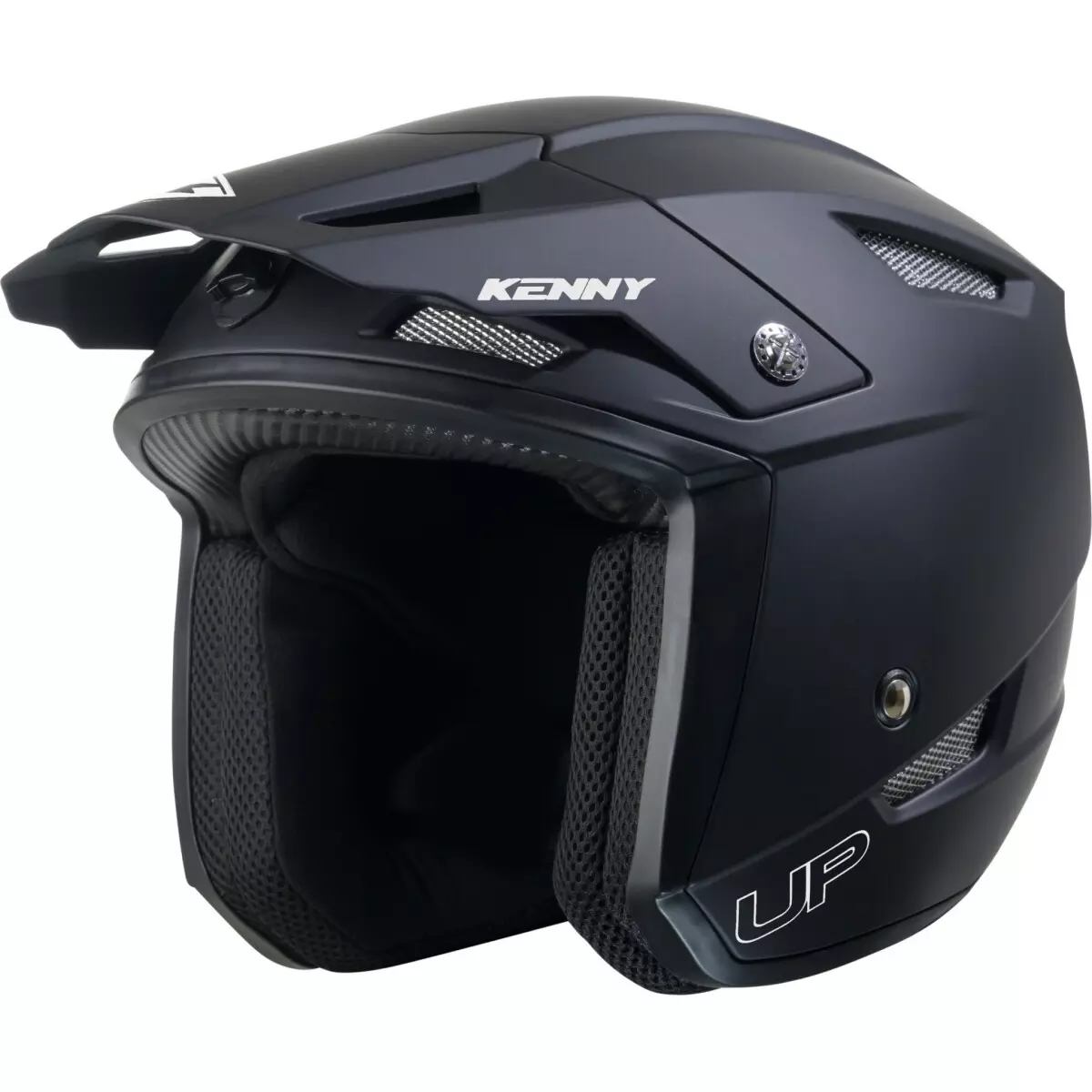Casque Trial Kenny Trial Up Solid Noir Mat