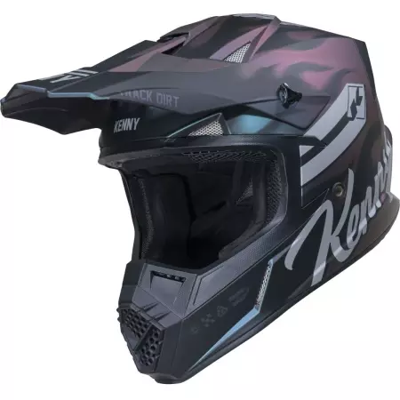 Casque Cross Kenny Enfant Track Graphic+ Violet