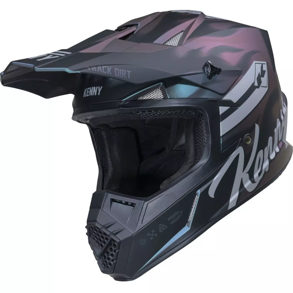 Casque Cross Kenny Enfant Track Graphic+ Violet
