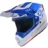 Casque Cross Kenny Enfant Track Graphic Focus Patriot Bleu Blanc Rouge