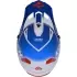 Casque Cross Kenny Enfant Track Graphic Focus Patriot Bleu Blanc Rouge