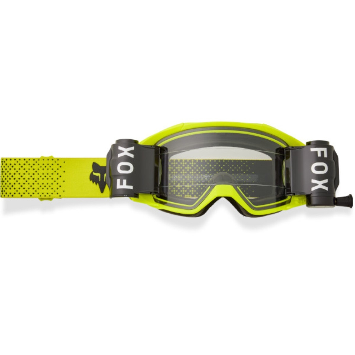 Masque Cross Fox Vue Roll Off Jaune Fluo