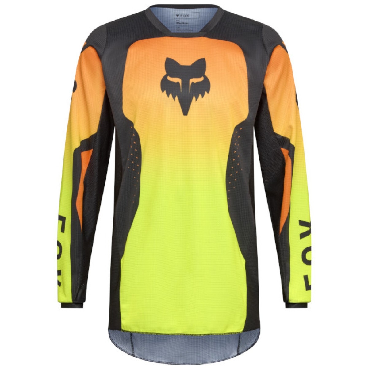 Maillot Cross Fox 180 Shield Jaune Fluo