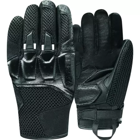 Gants Femme Racer Ronin Evo Noir Brillant