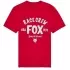 T-Shirt Fox Slogan S Premium Rouge