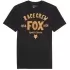 T-Shirt Fox Slogan S Premium Noir