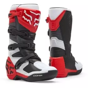 Bottes Cross Enfant Fox Comp Blanc Rouge