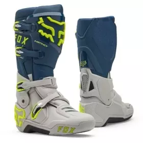 Bottes Cross Fox Instinct Bleu Gris Jaune Fluo