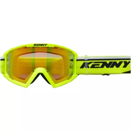 Masque Cross Kenny Track + Jaune Fluo