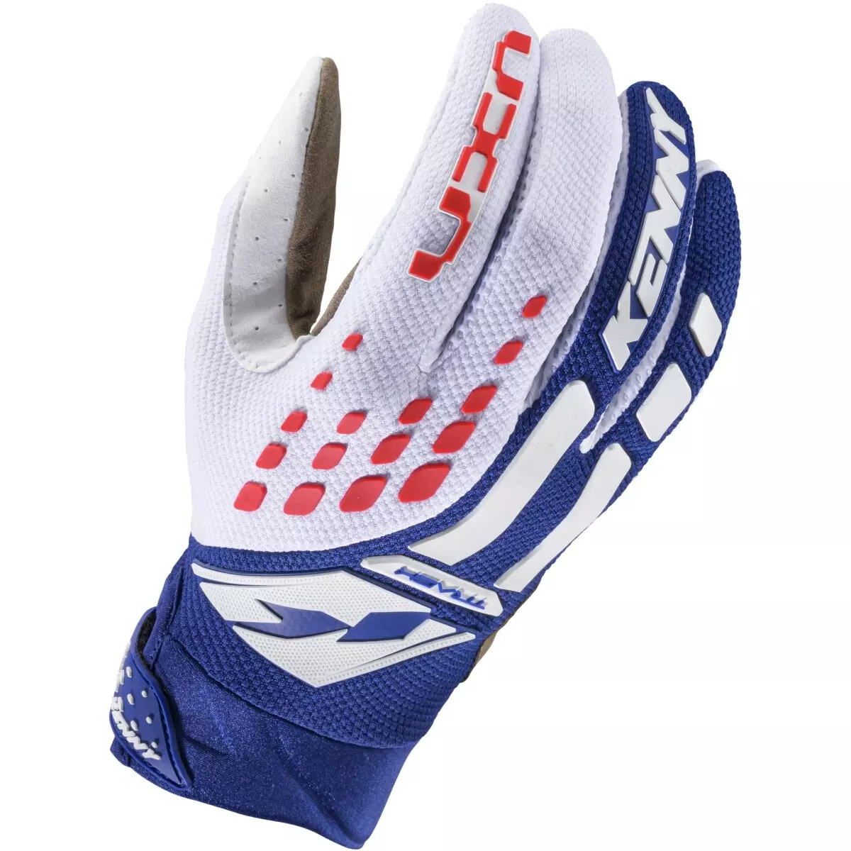 Gants Cross Kenny Track Rouge Bleu