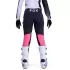 Pantalon Cross Femme Fox Flexair Fracture Blanc Noir