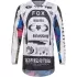 Maillot Cross Fox 180 Image Cosmo Blanc Noir