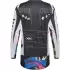 Maillot Cross Fox 180 Image Cosmo Blanc Noir