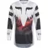 Maillot Cross Fox 180 Kairos Blanc Rouge Fluorescent