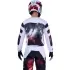 Maillot Cross Fox 180 Kairos Blanc Rouge Fluorescent