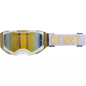 Masque Cross Kenny Performance Evo 2 Or Blanc