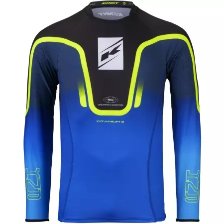 Maillot Cross Kenny Titanium Bleu Noir