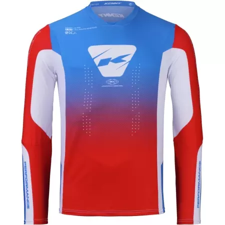 Maillot Cross Kenny Performance Rouge Bleu Blanc