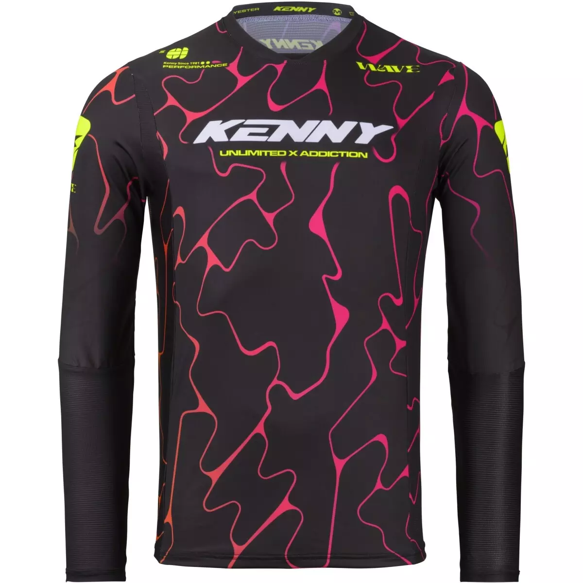 Maillot Cross Kenny Performance Noir Rose
