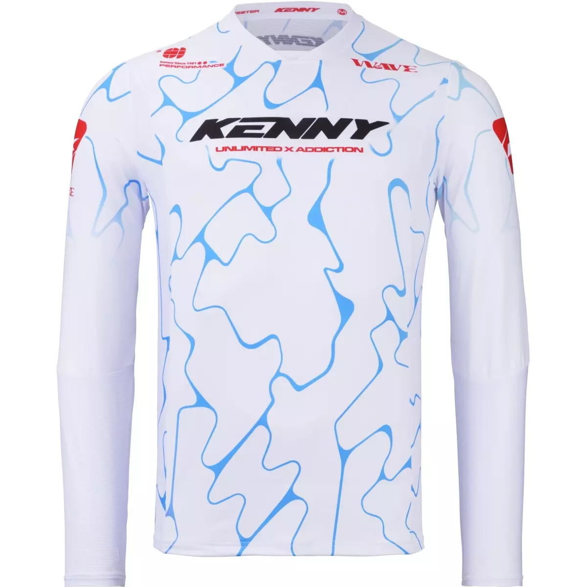 Maillot Cross Kenny Performance Blanc