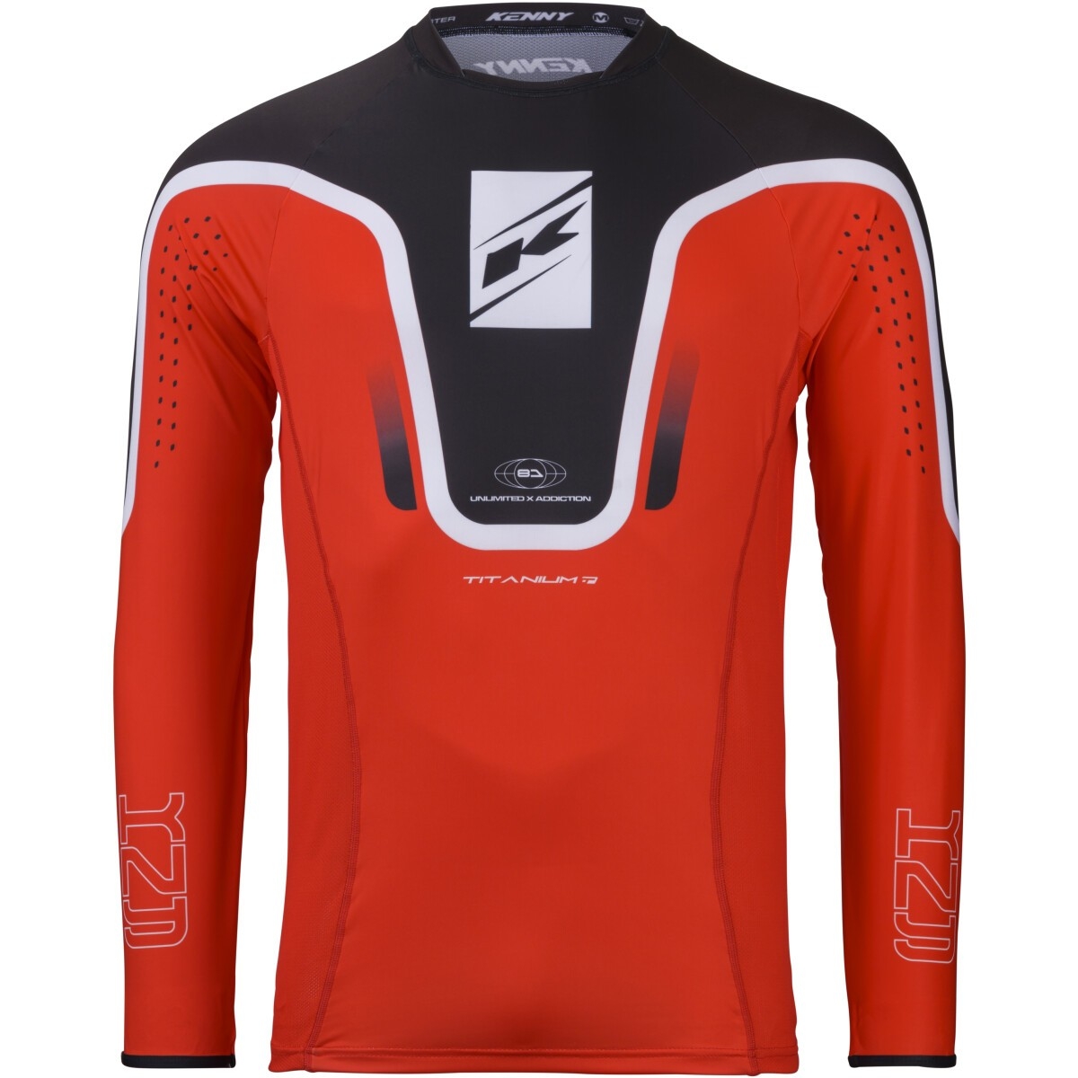 Maillot Cross Kenny Titanium Rouge