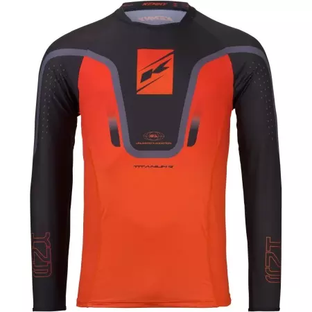 Maillot Cross Kenny Titanium Orange Noir