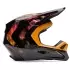 Casque Cross Fox V1 Kairos Tgreen Noir Orange.