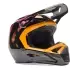 Casque Cross Fox V1 Kairos Tgreen Noir Orange.