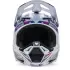 Casque Cross Fox V1 Image Cosmo Blanc Noir