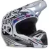 Casque Cross Fox V1 Image Cosmo Blanc Noir