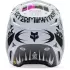 Casque Cross Fox V1 Image Cosmo Blanc Noir