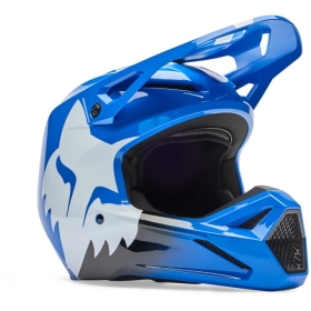 Casque Cross Fox V1 Shield Bleu