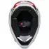 Casque Cross Fox V1 Kairos Blanc Rouge Fluo