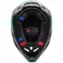 Casque Cross Fox V3 Rs Canvas Noir Bleu Aqua