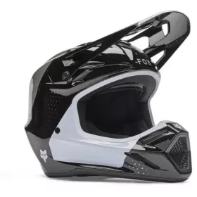 Casque Cross Fox V3 Tine Noir Blanc