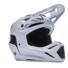 Casque Cross Fox V3 Rs Fracture Blanc