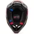 Casque Cross Fox V3 Rs Canvas Noir Rouge Violet