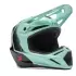 Casque Cross Fox V3 Drip Turquoise Noir